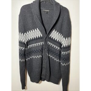 Banana Republic‎ Men's Chunky Cardigan Sweater Size Large Shawl Collar